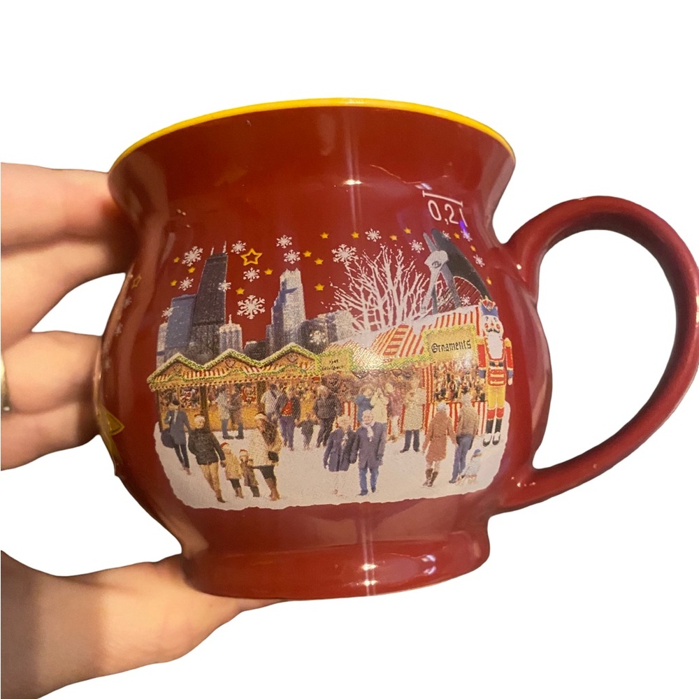 2017‎ Christkindlmarket Chicago Red Mug Christmas German Holiday Market